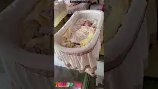 Tired of Rocking Your Baby to Sleep? Try the New Electric Baby Cradle!#Shorts