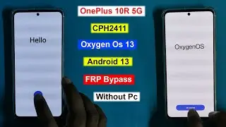 OnePlus 10R 5G FRP Bypass Android 13 | CPH2411 Gmail/Google Lock Remove OnePlus 10R 5G Without Pc