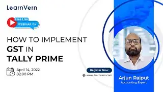 Webinar on How to implement GST in Tally Prime