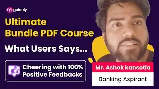 What Users Says | Guidely Bundle PDF Course | Mr. Ashok Kansotia