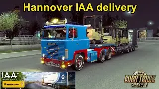 🔴 #ets2 #mods - Scania Vabis 141 V8 Old School truck! Hannover event delivery