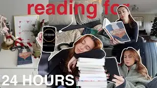 getting through my winter tbr in 24 hours ⏰📚❄️☕️ | bookmas day 9