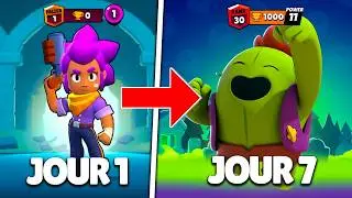 J'ai CRÉE un COMPTE FREE TO PLAY et j'ai débloqué 20 BRAWLERS en UNE SEMAINE