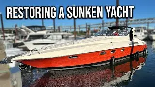 Fully Restoring My Sunken 30 Year Old Italian Yacht