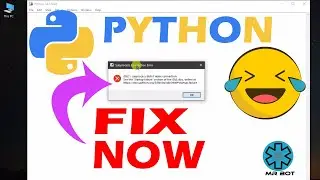 Subprocess Startup Error & Subprocess Connection Error Fix In Python Easy Steps 100 Working