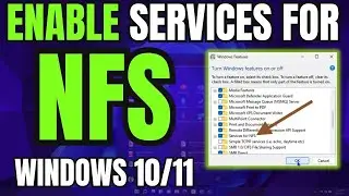 How to Enable Services for NFS on Windows 10/11