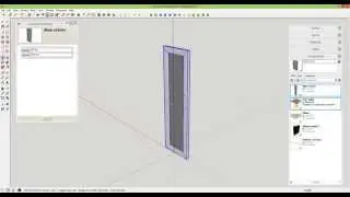 SketchUp Динамические компоненты для мебели: Часть 1