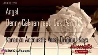 Denny Caknan feat Cak Percil - Angel Karaoke Piano Versi Original Keys