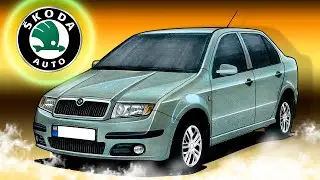 Малюємо @skoda Fabia Sedan 6Y | How to draw Skoda Fabia | How to sketch cars in perspective Skoda