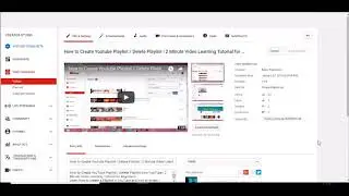 Move Videos from One Playlist to another on Youtube Channel without Uploading Video Again Tutorial