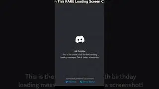 RAREST DISCORD LOADING MESSAGE OF DISCORD'S 8TH BIRTHDAY | TECHTITIVE