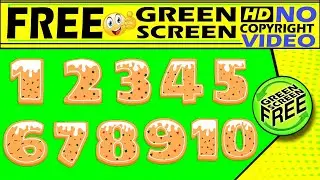 green Screen numbers . Free Green Screen Numbers.Free Green Screen video No Copyright .you can Use .