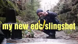 edc slingshot / the very first shooting