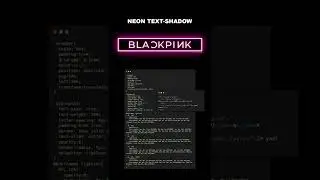 Neon Text-shadow | CSS