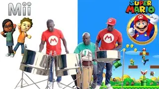 Steel Drum Nintendo music cover (Mii Theme + super mario 64 intro remix) Retro VGM nostalgia