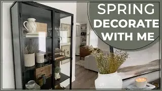 Simple Spring Decorate With Me || Spring Home Decor Decorating Ideas || Minimal Spring Home Decor