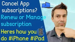 How to cancel or renew app subscriptions on iPhone or iPad?