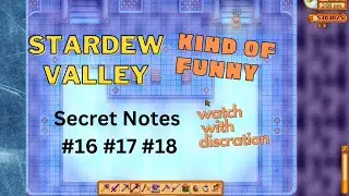 Stardew Valley All 3 dig spots secret notes #16 #17 #18 (2022)