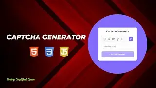 Captcha Generator | HTML, CSS & JavaScript