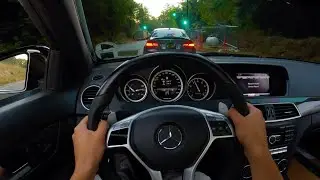 LOUD Decat C63 Chases Straight Pipe E92 M3 - WETTM3 [4K]