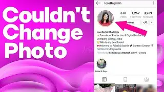 How To FIX Instagram Not Letting You Change Photo - Sorry We Couldnt Update Your Profile Picture