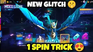 Dragon Skywing One Spin Trick Free Fire | New Moco Store Event | Dragon Skywing One Spin Glitch