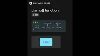 css property clam() function|  html react JavaScript | webdevelopment | animation Codechef | GFG