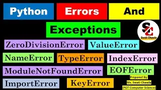 Errors and Exceptions in Python | CBSE Class 11 and 12 Computer Science