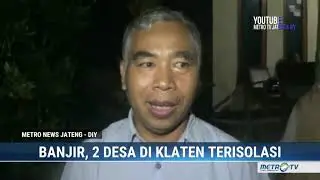 Banjir di Klaten Isolasi Penduduk di 2 Desa