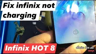 How repair port not charning  infinix Hot 8 charging port Replacement إصلاح منفذ الشحن