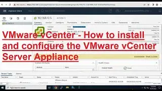How to install and configure VMware vCenter Server and How to Upgrade EXSI Server Step by Step Guide