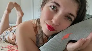 POV ASMR • YOUR GF Performs Guided Meditation, Positive Affirmations + Love W/ A Touch of Manta Mask