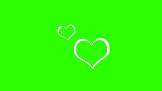 Heart Overlay #1 / Green Screen - Chroma Key