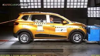 Four star adult crash test performance for Renault Triber