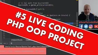 Live PHP Coding Stream #5 Creating OOP course for FreeCodeCamp - Refactoring the Router