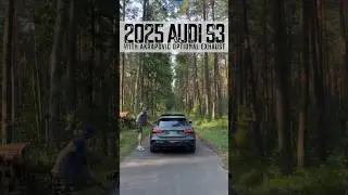 Alone in the forest with the 2025 Audi S3 with Akrapovic | #audi #s3