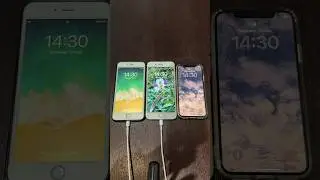 iPhone 6s Plus vs iPhone 7 Plus vs iPhone X boot up test 