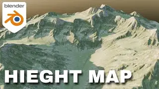 Using Height map in Blender to create landscapes