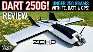 UNDER 250G with GPS! - ZOHD DART 250G Fpv Wing - FULL REVIEW & FLIGHTS