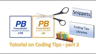 PowerBasic Snippets - Tutorial on Coding Tips - part 2