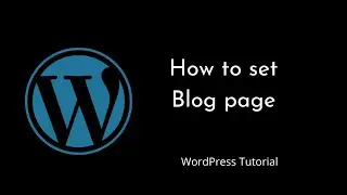 How to set Blog page | WordPress | WordPress Tips & Tricks