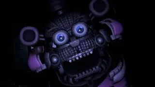 FNAF HW2 Funtime Freddy Sister Location Voice lines + Jumpscare animation (Blender Fnaf Animation)