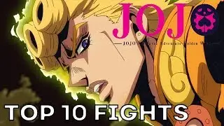 Top 10 JoJo's Bizarre Adventure Fight Scenes (Golden Wind)