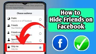 How to Hide Friends on Facebook| Hide Facebook Friends List From Everyone