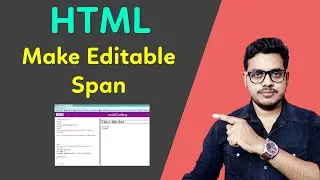 How to make span tag editable in HTML | Make tags editable in Html | How to make h1 tag editable