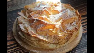 ВУАЛЬ НЕВЕСТЫ! Яблочный Пирог с Тестом ФИЛО! Вкусно и Просто! Apple Pie Filo Dough