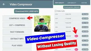 How to compress video without losing quality | video compressor without losing quality