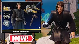 NEW ANAKIN SKYWALKER Bundle In Fortnite! (Gameplay & Review)