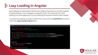 Mastering Angular Modules & Lazy Loading: Advanced Topics Unveiled | Chapter 9.1/10 Advanced Angular