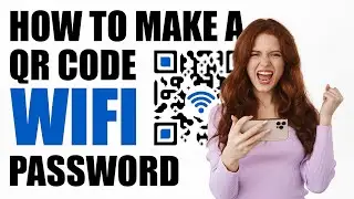 How to make a QR code WiFi Password